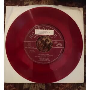 Vintage red Vinyl- Mario Lanza - mareachiare -45 rpm